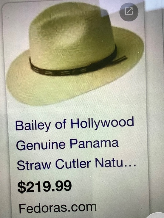 Genuine Panama straw hat main image 8